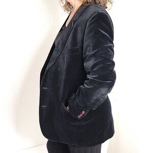 College Hall Velvet Boyfriend Women's Jacket